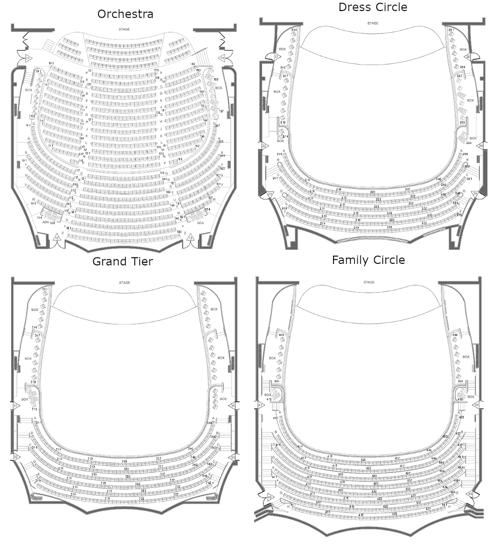 Thrivent Hall Seating Chart