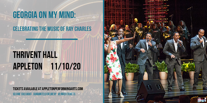 Georgia On My Mind: Celebrating The Music of Ray Charles at Thrivent Hall tickets Georgia On My Mind: Celebrating The Music of Ray Charles at Thrivent Hall