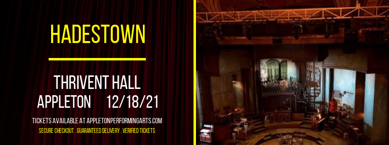 Hadestown at Thrivent Hall tickets Hadestown at Thrivent Hall