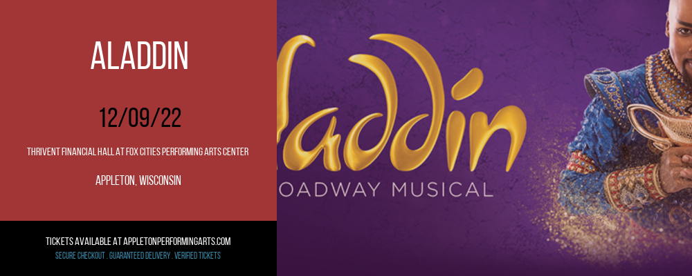 Aladdin at Thrivent Hall