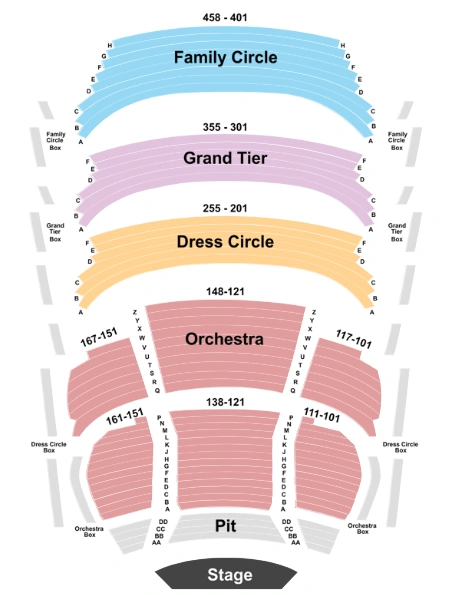 Thrivent Hall Seating Chart